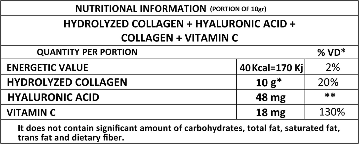 reSTART ANTIage | Colágeno Hidrolizado, Ácido Hialurónico y Vitamina C.